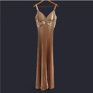 Aspeed Bronze Evening Gown
